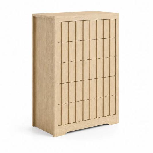 Commode en bois de chêne clair 120x80x40 cm
